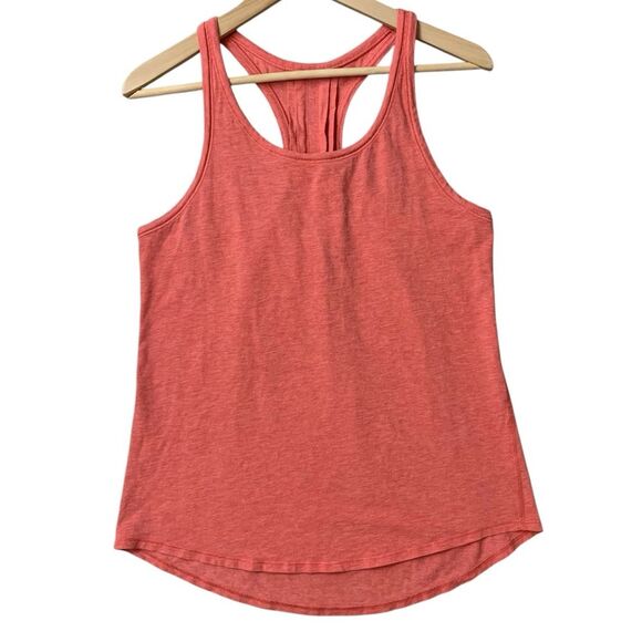 Lululemon Women’s Yogi Everyday Tank Top Heathered Cape Red Activewear No Tag - Picture 1 of 7